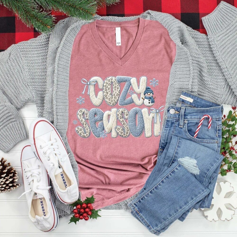 NWT Love in Faith Women's 3X Long Sleeve Tee "Cozy Season"